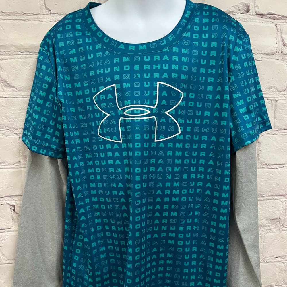 Boys Under Armour 2-Fer Long Sleeve Shirt